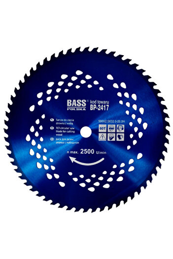 Bass Polska Tarcza widiowa 500mm x 2.5mm x 60T x 32.0-20.0H