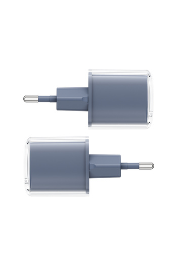 Acefast Ładowarka sieciowa z wyświetlaczem PD 30W GaN3 USB-C szara