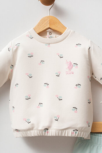 U.S. Polo Assn. Licensed Baby Girl 2 Piece Set