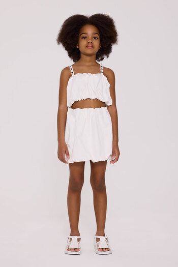 Tyess Girl White Skirt