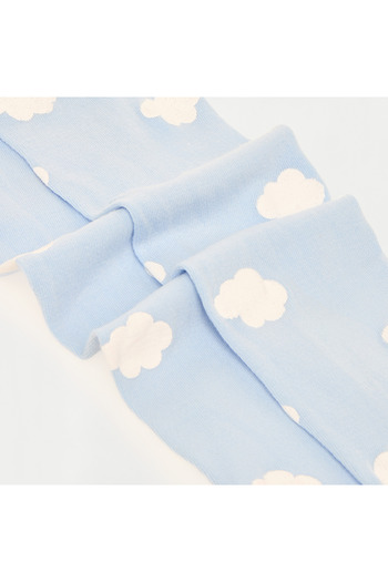 Juniors Cloud Print Tights