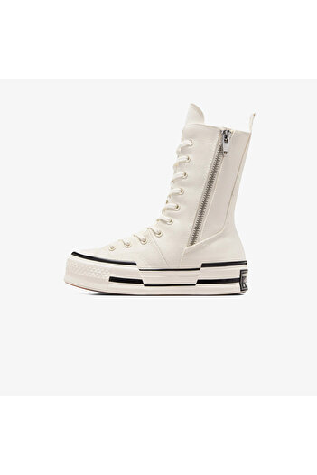 Converse Chuck 70 Plus Unisex Krem Platform Sneaker