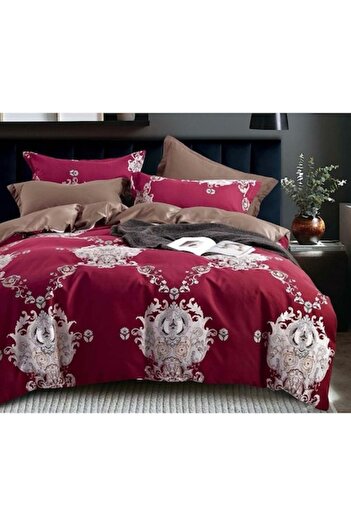 OEM Double Bedding, Finet, 6 pieces, 2 persons, Bordo-Brown, 250x230cm