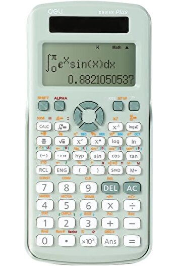 Deli ED991ES 417F 10+2 Digits Scientific Calculator, Green