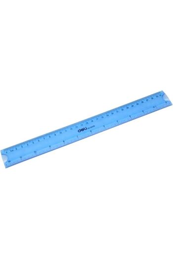 Deli e6209 flexible ruler, 30 cm length, assorted