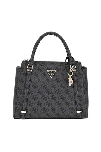 Guess Eco Erica 2 Comp Sat Women's Anthracite Handbag Hwesg951006-Clo