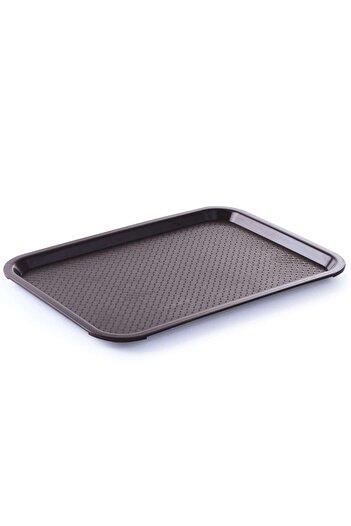 HENDI Taca z polipropylenu Fast Food 30.5x41.5cm - brązowa