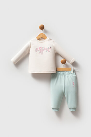 U.S. Polo Assn. Licensed Baby Girl 3 Piece Set