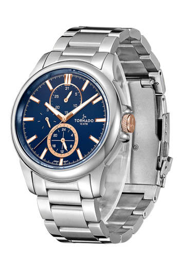 Tornado CELESTIA ELITE Men's Multi Function Blue Dial Watch - T6107-SBSL