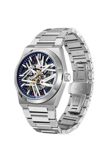 Tornado Autonova Men's Automatic Blue Dial Watch - T24301-SBSN