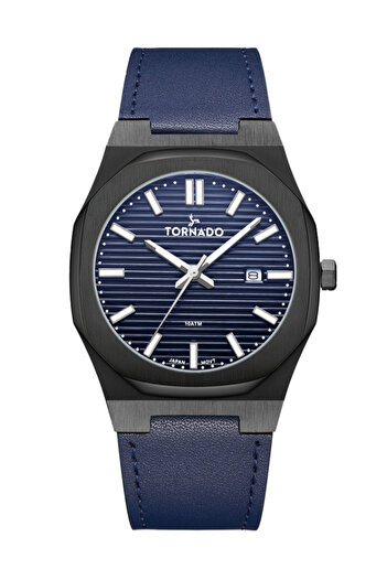Tornado SPECTRA Men's Analog Dark Blue Dial Watch - T22002-BLNN