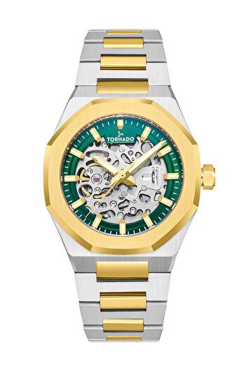 Tornado AUTONOVA AUTOMATIC Men's Automatic Dark Green Dial Watch - T24303-TBTH