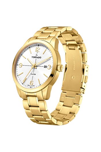 Tornado Classic Men's Analog White Dial Watch - T24007-GBGW