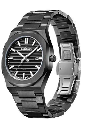 Tornado Gift Set Men's Analog Black Dial Watch - T23006C-XBXB-S