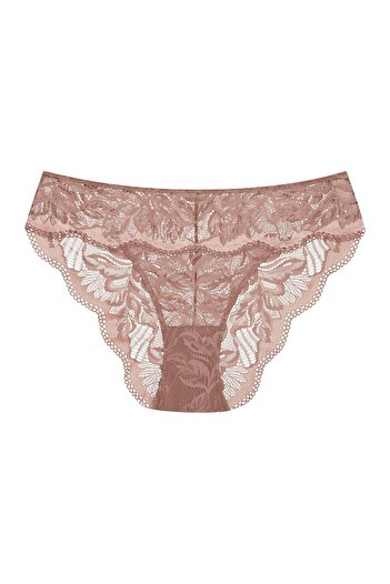 ESOTIQ Women's Panties with Floral Lace & Mesh Details Elegant & Sexy Brief | Kavi