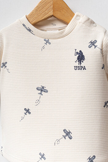 U.S. Polo Assn. Licensed Baby Boy Bottom Top 2 Piece Set