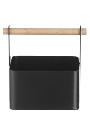 HENDI Organizer koszyk stołowy na przyprawy z drewnianą rączką 17x13x16 cm - 427057