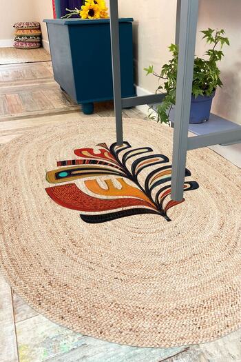 Decomia Home Washable Non-Slip Pet Friendly Printed Pattern Carpet & Area Rug for Living Room Kitchen