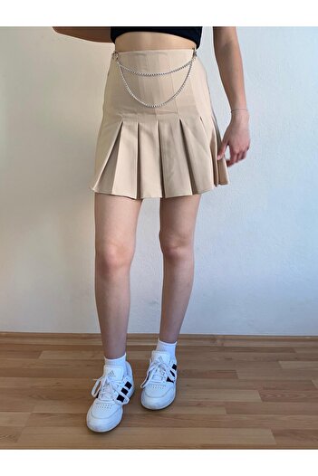 Mixray Pleated Women's Mini Skirt