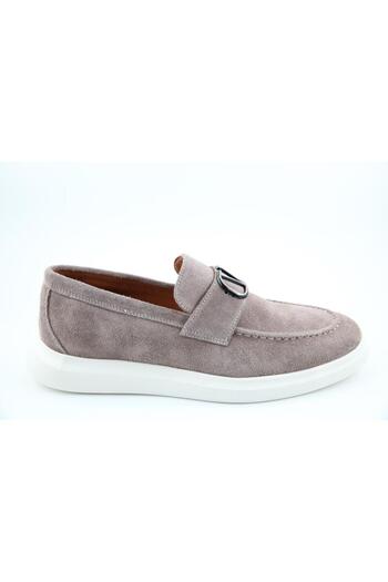 MARCOMEN 21171 Genuine Leather Mink Nubuck Men's Casual Shoes