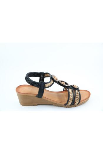 Guja 25Y145-4 Orthopedic Black Women's Sandals