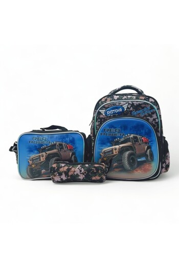Shihon Boys School Backpack Set 3 Pieces 14 Inch