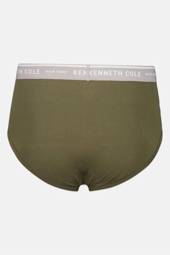 Kenneth Cole Men Set Of 2 Brand Logo Briefs, Multicolor