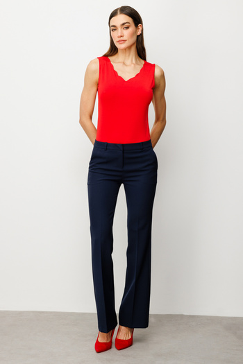 Ekol Spanish Leg Trousers with Side Pockets