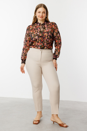 Ekol Skinny Trousers with Elastic Waist