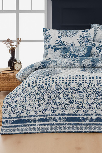 Mislina Home Sardinia Tek Kişilik Kapitone Dolgulu Pike 4 Mevsim Petek Dsn |Yastık Kılıfı Hediye| 160x230cm