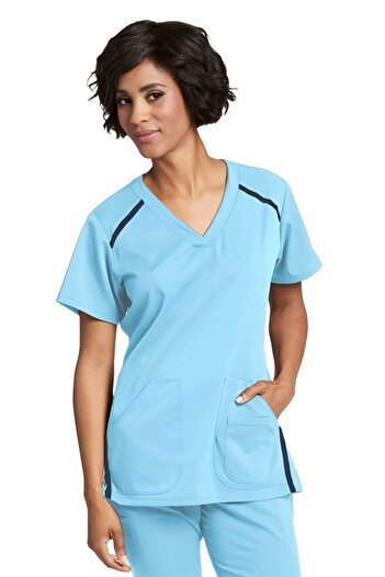 Barco Impactul medical Halat Elevate Anatomia lui Grey de | Venus Blue Marime Uniformă: L