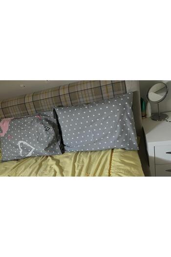 MyStory Home Patterned 2-Piece Pillow Case - Heart