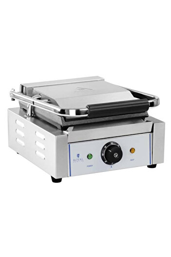 Royal Catering Kontakt grill kontaktowy dwustronny gładki 1800W 230V Royal Catering