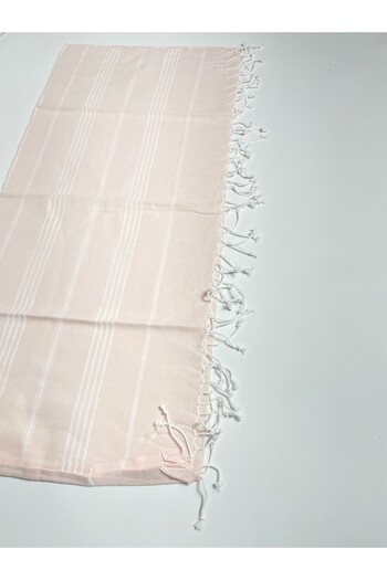 Sobe Hediyelik Pink Striped 100% Cotton Peshtemal – Beach, Bathhouse and Daily Use