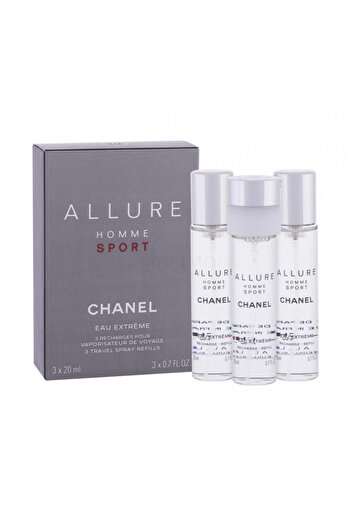 Chanel Allure Homme Sport Extreme, Men, Eau de Toilette, Eau de Toilette, 3 x 20 ml Voyage