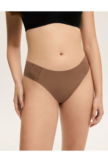 ESOTIQ Women's Thong 2-Pack G-String Panties Set with Geometric Lace Details | Piri