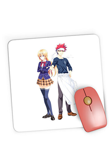 OEM Mousepad Gaming Foos Wars Soma Erina Rivals Anime Japan Otaku, 21x19 cm