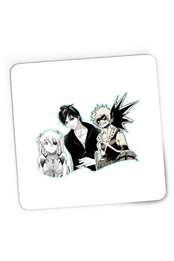 OEM Mousepad Gaming LDK Neon Genesis Evanghelion My Hero Academia, 21x19 cm