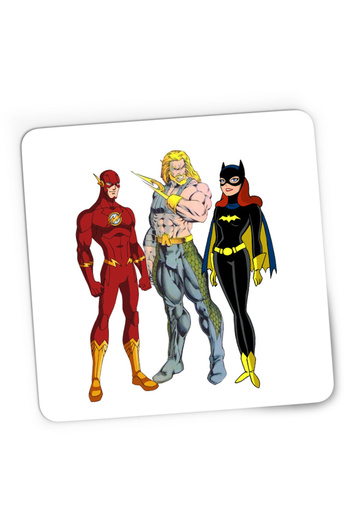 OEM Mousepad Gaming Aquaman Batgirl Flash Comics Cartoons Water Action , 21x19 cm