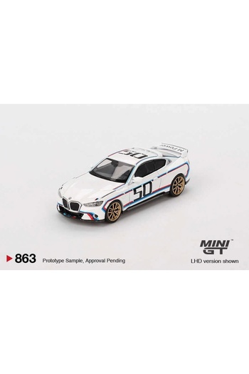 mini gt 1/64 Bmw 3.0 Csl White