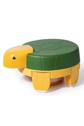 OEM Portable potty and toilet reducer in yellow turtle shape