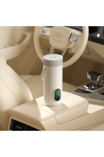 VVU&CCO Portable Travel Electric Kettle 350mL - Rechargeable Water Boiler with 27000mAh Battery