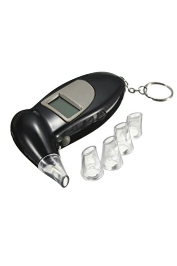 dalimag Digital Alcohol Tester with LCD Display, Etilotest Digital, 5 Mouthpieces, Plastic,