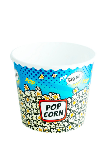 Herevin 2.3 Litre Large Popcorn and Chips Snack Bowl Polypropylene Reusable Serving Bowl