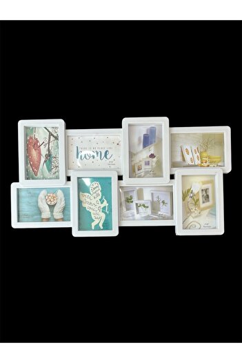 çerçeves Antfo 10X15 Size 8 Poses White Plastic Frame