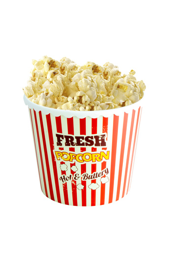 Herevin 2.3 Litre Fresh Popcorn Printed Large Snack Bowl Polypropylene Durable Serving Bowl