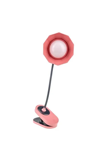 OEM Veioza Margareta cu Led, 3 Tipuri Lumina, Plastic, 13x38cm, Corai