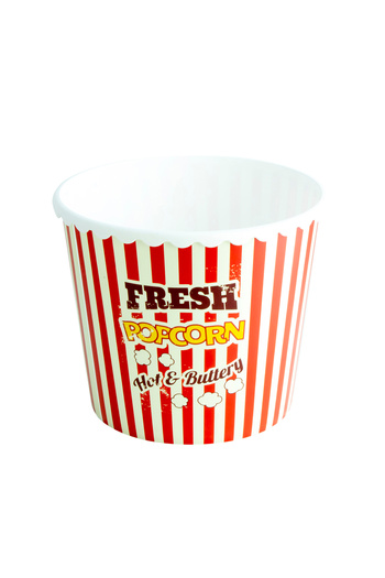 Herevin 2.3 Litre Fresh Popcorn Printed Large Snack Bowl Polypropylene Durable Serving Bowl