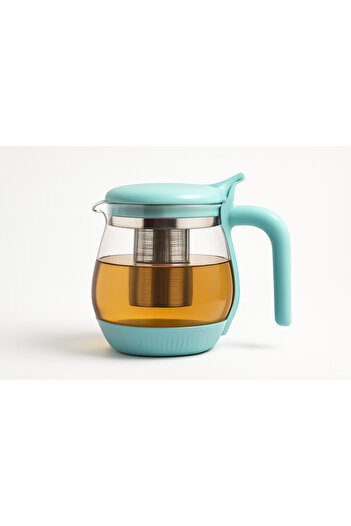 TSUMAB Mostafa 1.5L Glass Tea Pot with Stainless Steel Infuser