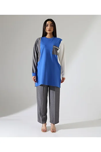 Fi'l Arz Fashion Pocket Detailed Sports Suit